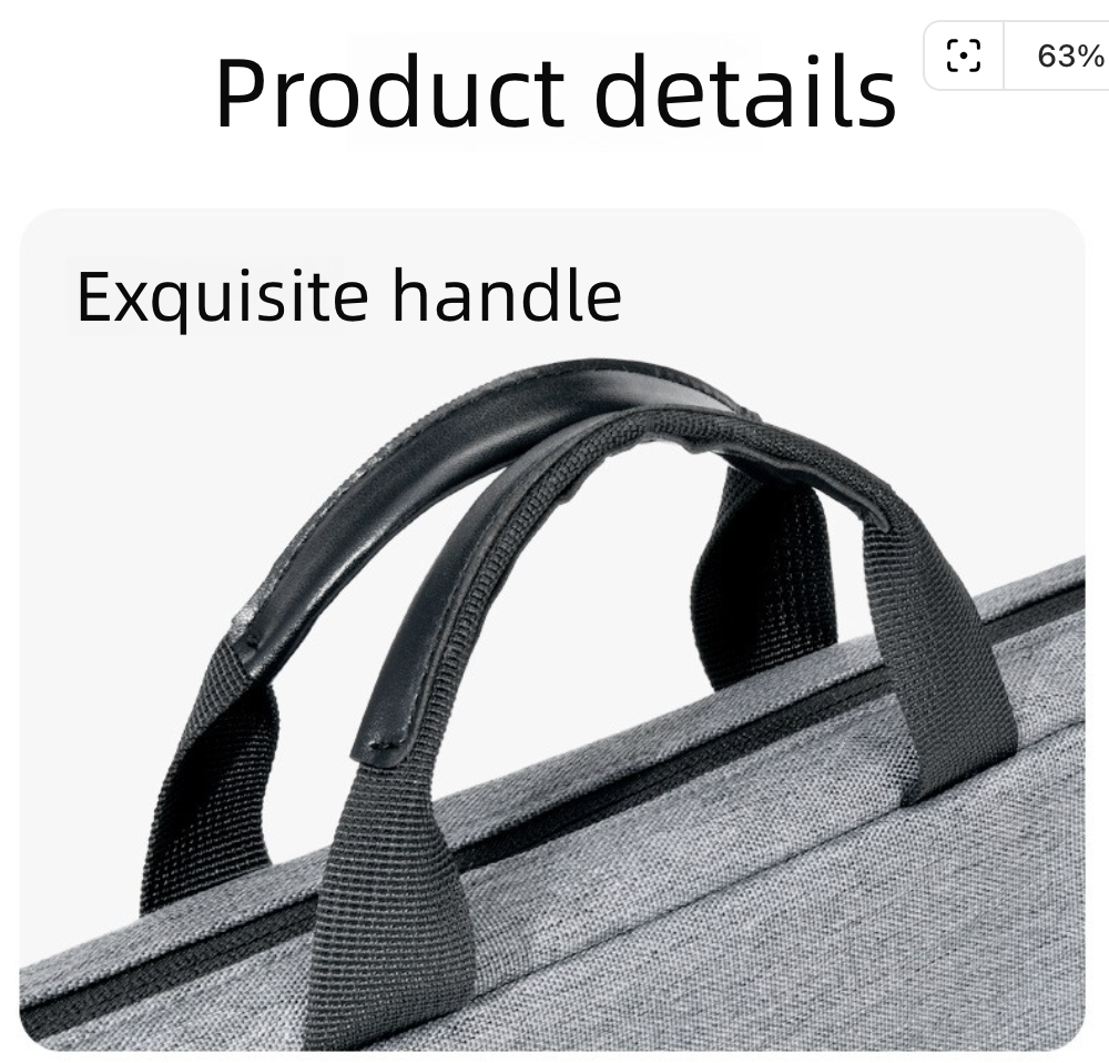 Laptop Bag 14 15 16 Inch Office Bag Tablet IPad Storage Bag Laptop Accessories Bags Cases