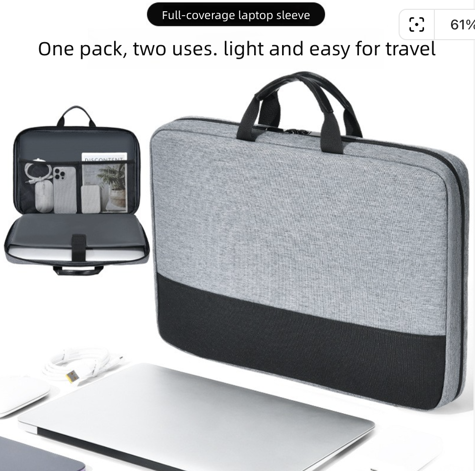 Laptop Bag 14 15 16 Inch Office Bag Tablet IPad Storage Bag Laptop Accessories Bags Cases