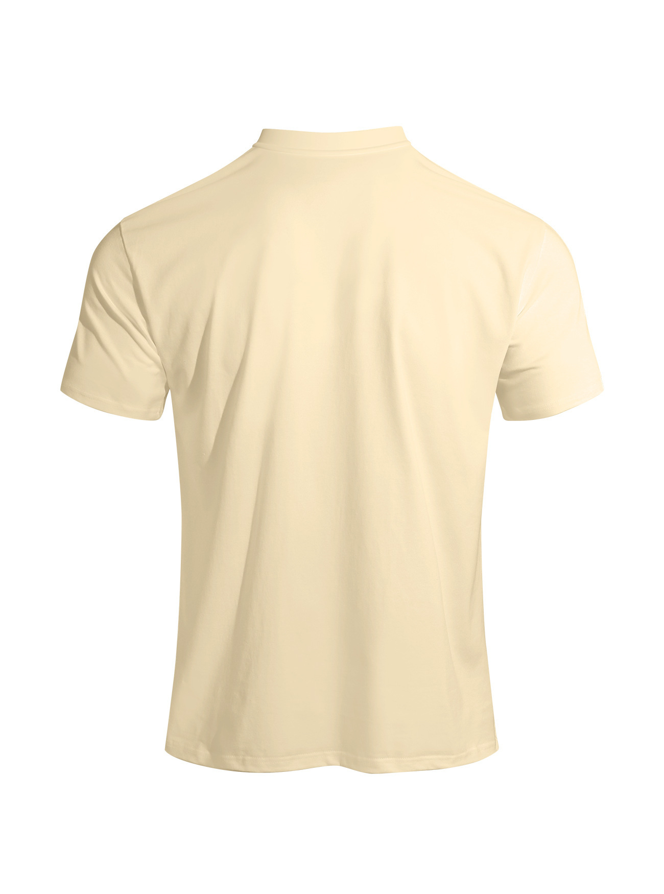 T-Shirt Man Summer Men's Simple Pure Color Fashion Casual Sports Short-Sleeved T-Shirt