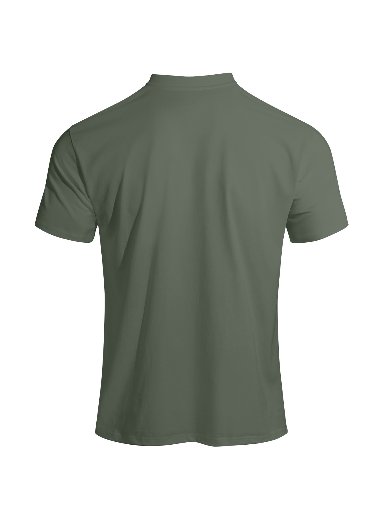 T-Shirt Man Summer Men's Simple Pure Color Fashion Casual Sports Short-Sleeved T-Shirt