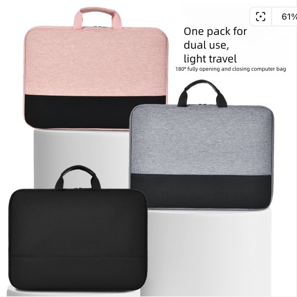 Laptop Bag 14 15 16 Inch Office Bag Tablet IPad Storage Bag Laptop Accessories Bags Cases