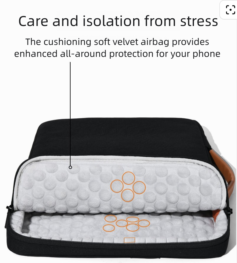 Laptop Bags Shockproof Anti-Fall Full-Enclosure Airbag Laptop Bag Inner Bag 14-15 Inch Laptop Bag