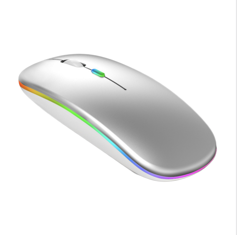 Rechargeable Mouse Wireless Mouse Bluetooth Wireless Charging Ultra-Thin Silent Dual-Mode Bluetooth Mouse for Computer Laptop Business Office Use