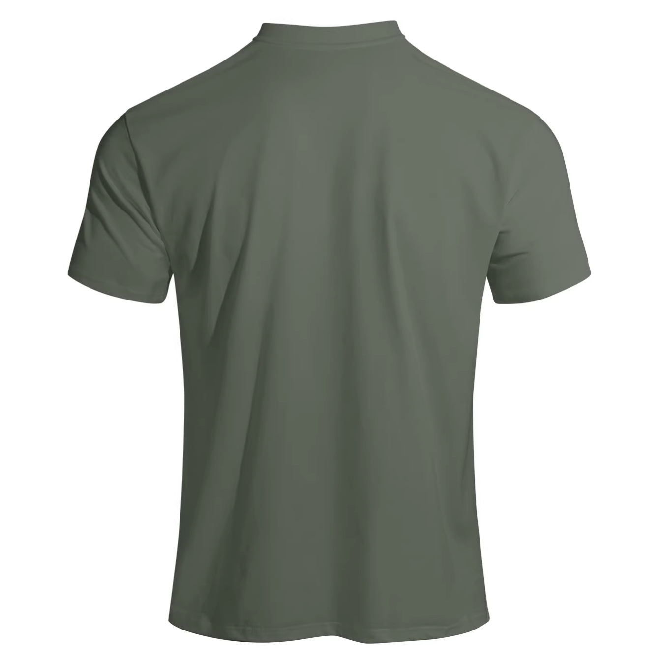 T-Shirt Man Summer Men's Simple Pure Color Fashion Casual Sports Short-Sleeved T-Shirt