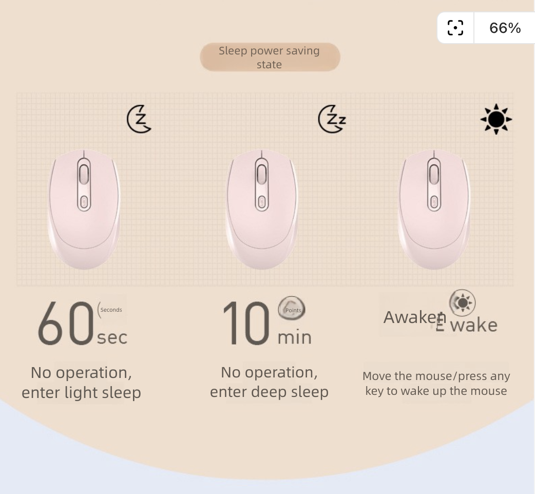 Mice Wireless Mouse Charging Bluetooth Dual-Mode Silent Office Portable Sliding Mouse