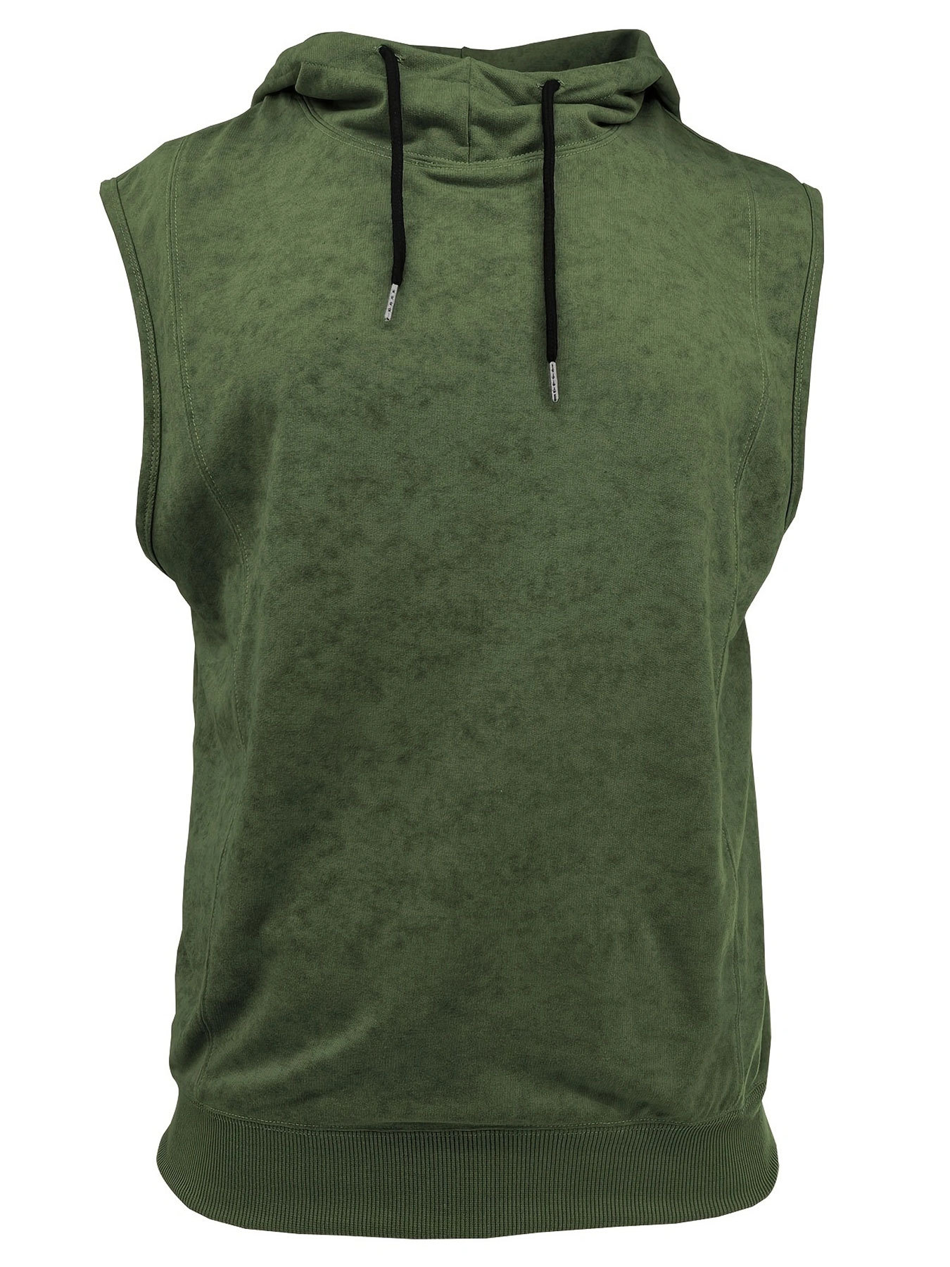 Men's Hooded Sleeveless Drawstring Pure Color Large-Size Loose Breathable Casual Vest for Men Clothing Tops Tanks Camis Tank Tops