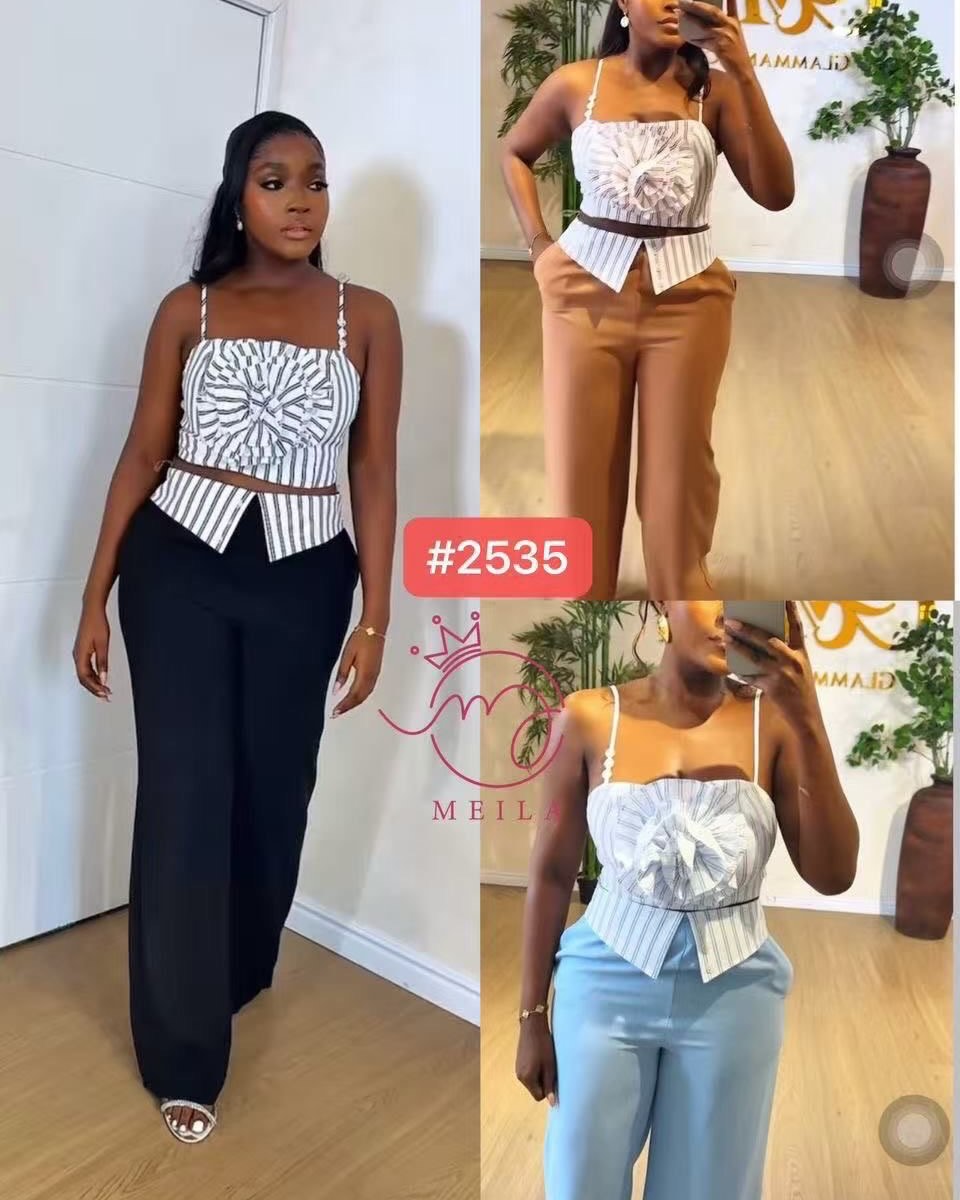 Trendy Women 2PC Outfit Set Stylish Casual Matching Clothes Comfortable Fashion Wear for Ladies Kenya
