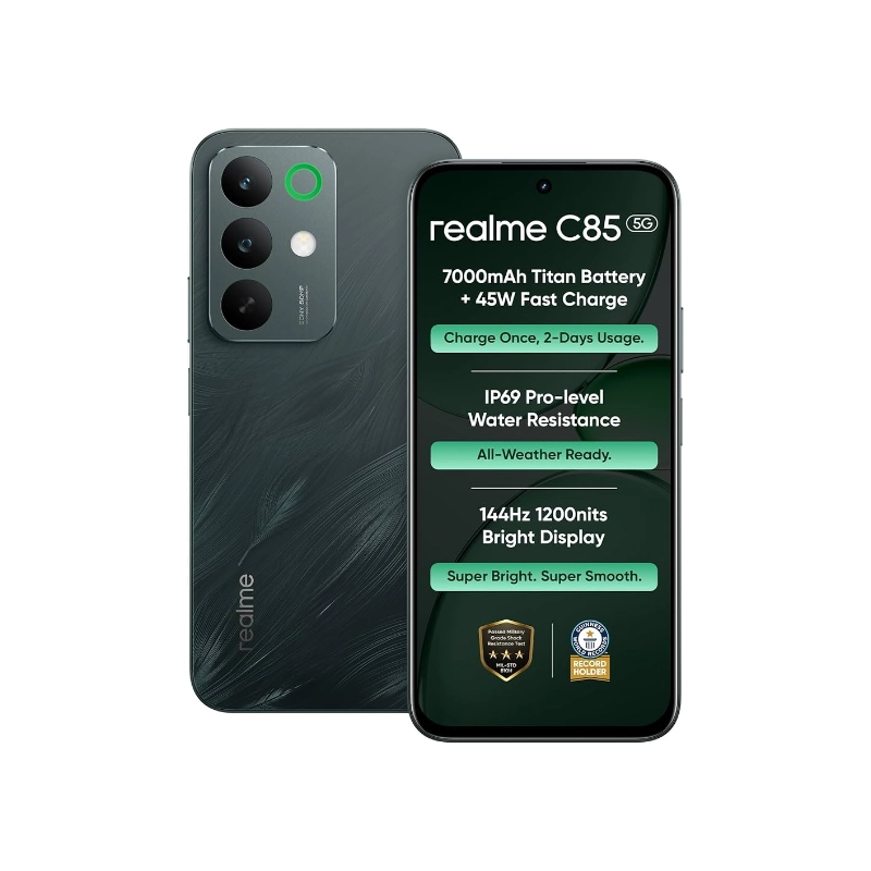NEW ARRIVAL !!!!  Realme C85 Pro AI phone 256GB+8GB 6.8'' 120Hz AMOLED 7000mAh 45W Titan Battery IP69 PR0 Water Resistance 50MP Android 15 Type-C Dual Sim Fingerprint Unlock + AMAZING GIVE AWAYS