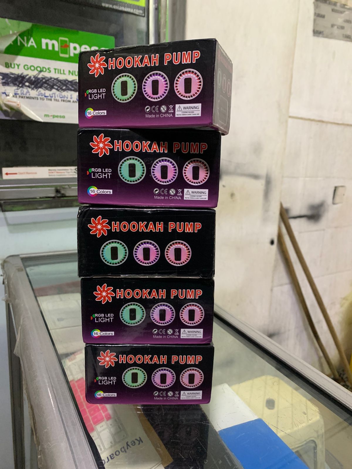 🔌 Electric Shisha Starter Pump with LED Lights