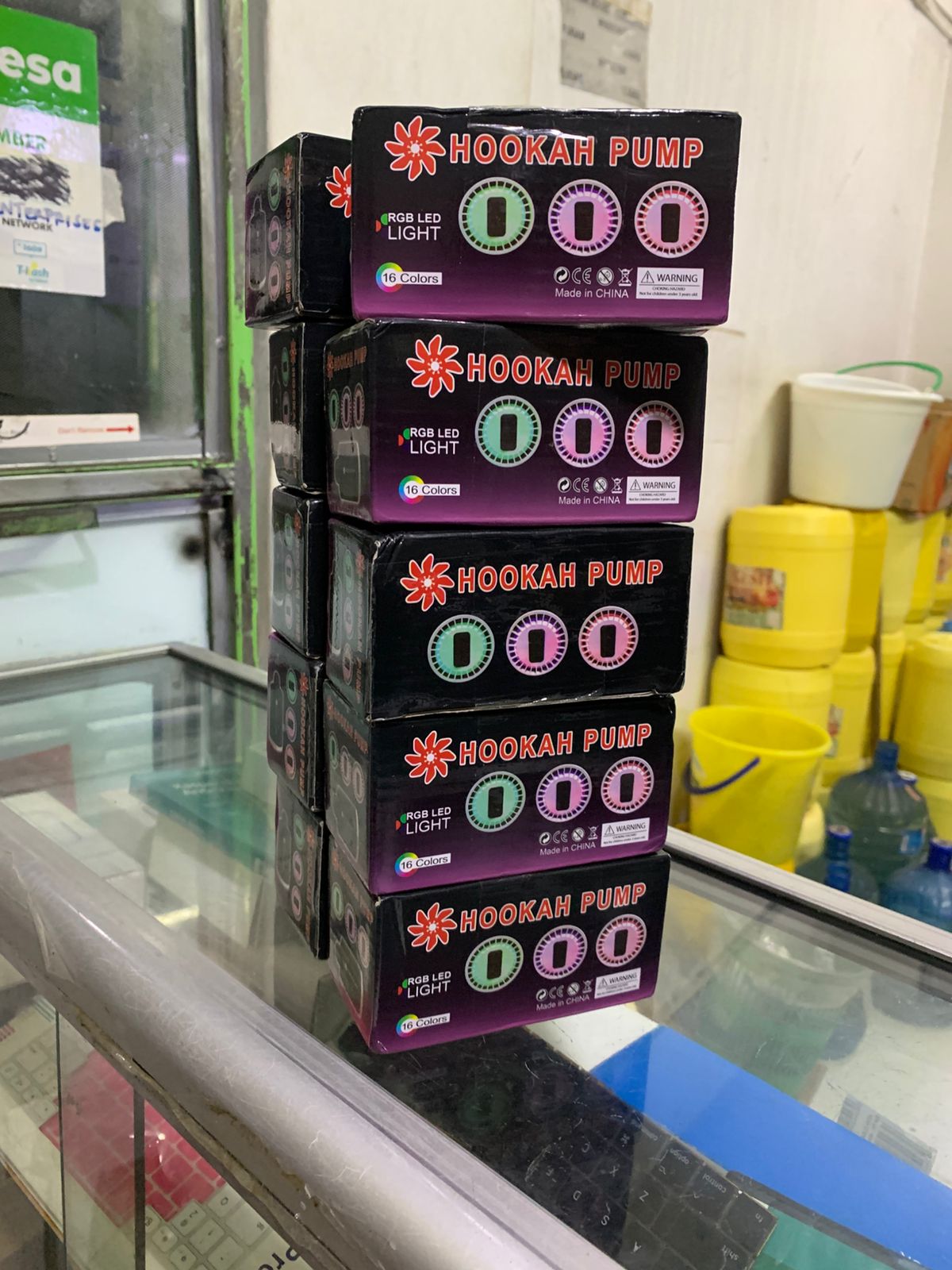 🔌 Electric Shisha Starter Pump with LED Lights