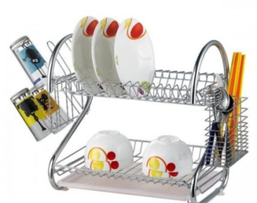 Dish Rack 2 Tier Kitchen Dish Rack