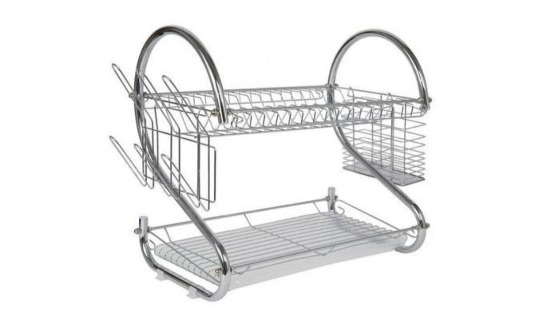 Dish Rack 2 Tier Kitchen Dish Rack