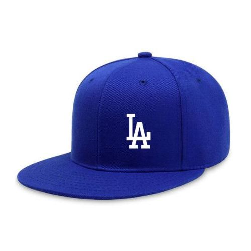 LA Icon Flat-Brim Snapback Cap