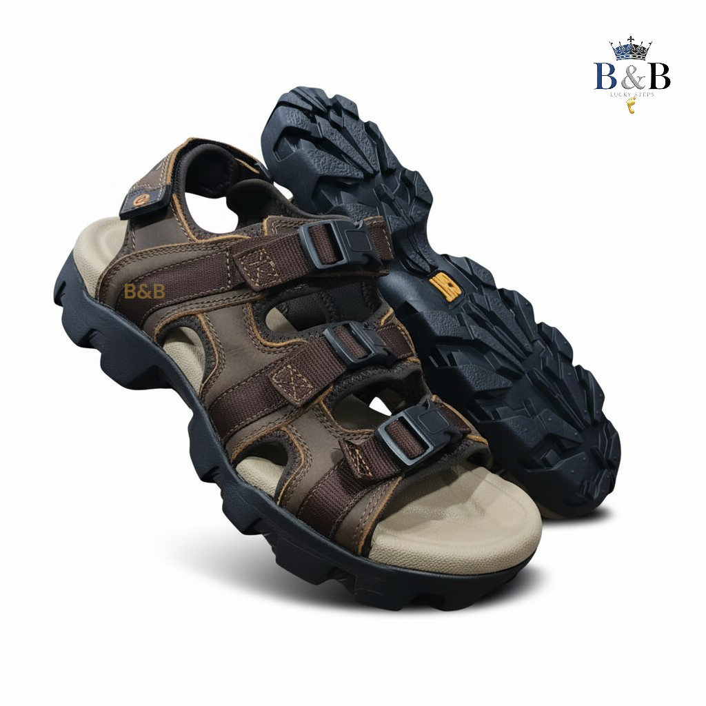 The Ultimate All-Terrain Trail Sandal, Rugged Leather & Heavy-Duty Grip Men Open. ​Premium Leather Comfort Sandals Men's Orthopedic-Style Support And Adjustable Fit. The Commuter Trail Hybrid.