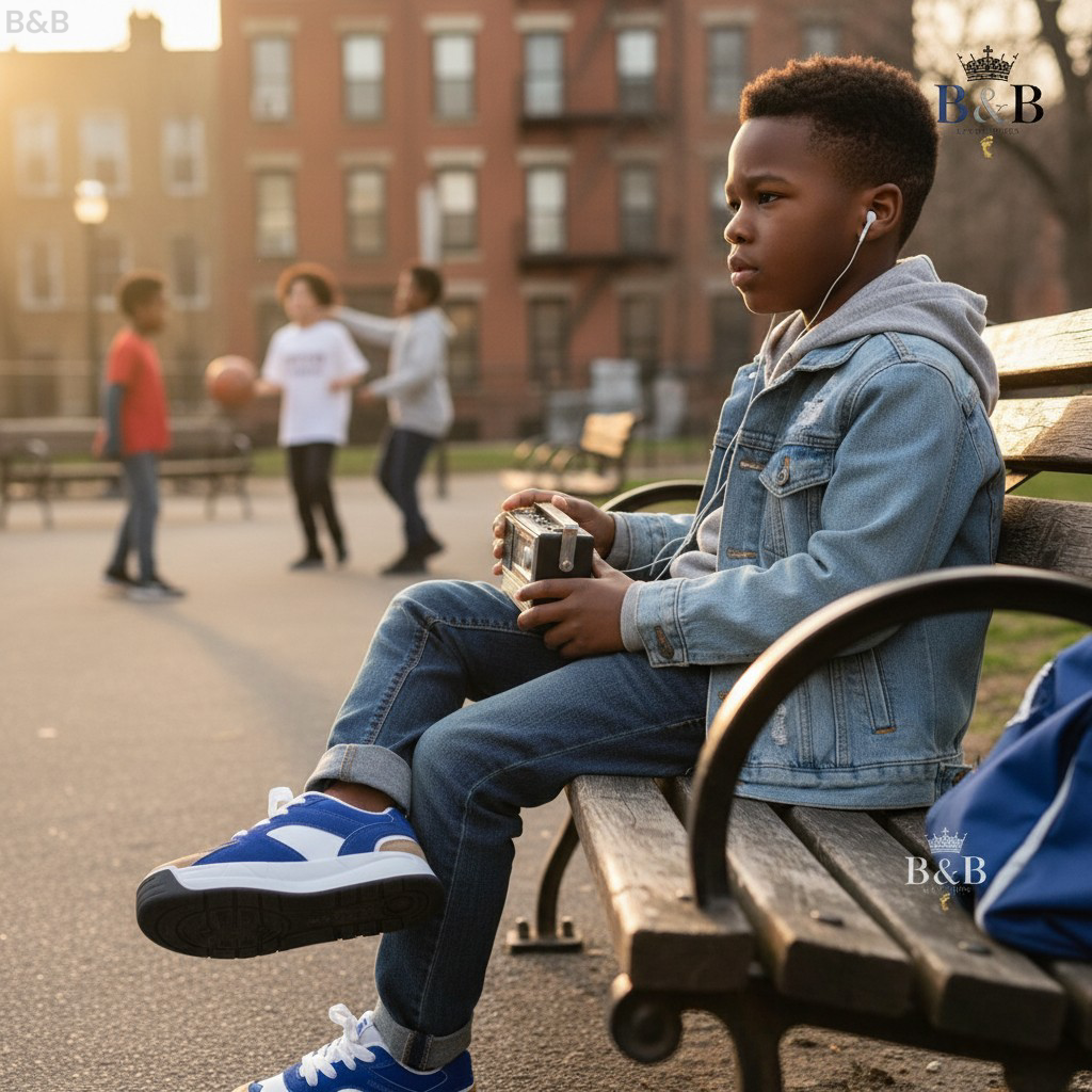 Trendy Boys' and Girls' Sport Sneakers, Kids' Premium Urban Streetwear Sneakers. All-Day Comfort Kids' Sport Shoes with Reinforced Heel Support.