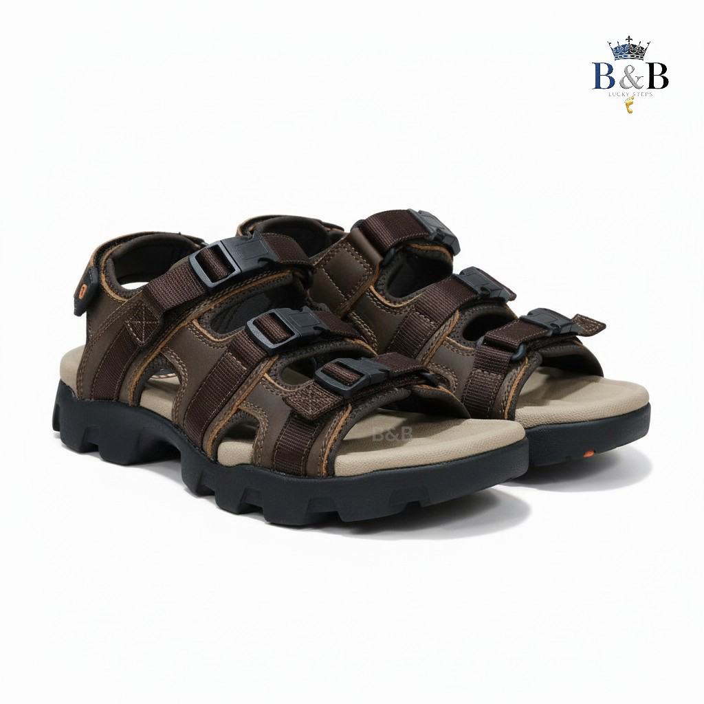 The Ultimate All-Terrain Trail Sandal, Rugged Leather & Heavy-Duty Grip Men Open. ​Premium Leather Comfort Sandals Men's Orthopedic-Style Support And Adjustable Fit. The Commuter Trail Hybrid.
