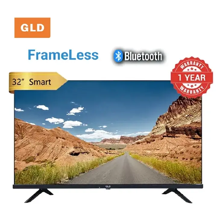 GLD 32” Smart TV Android – HD Display, WiFi, Bluetooth, Streaming Apps, HDMI, USB Ports