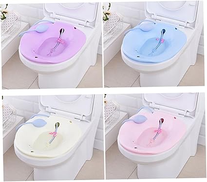 Toilet Bowl Bidet for Women Durable Butt Wash Basin with Use Design for Pregnant Women and Elderly Includes CleanerSitz Bath For Toilet For Seat Large Capacity Postpartum Care Basin Portable Basin