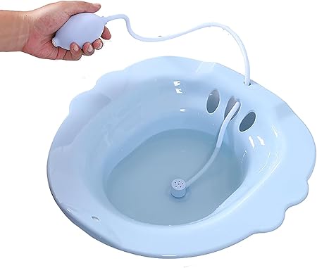 Toilet Bowl Bidet for Women Durable Butt Wash Basin with Use Design for Pregnant Women and Elderly Includes CleanerSitz Bath For Toilet For Seat Large Capacity Postpartum Care Basin Portable Basin
