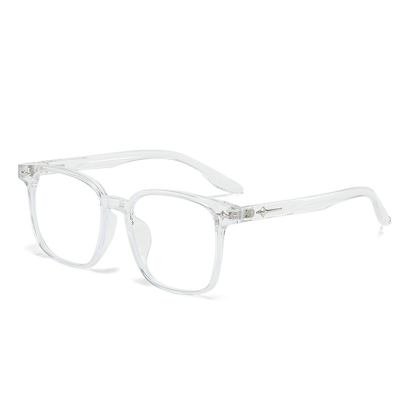 Ultra-Light Anti-Blue Light Photochromic Eyeglasses High-End Business Commuting Frames Versatile No-Prescription Slimming 1PC