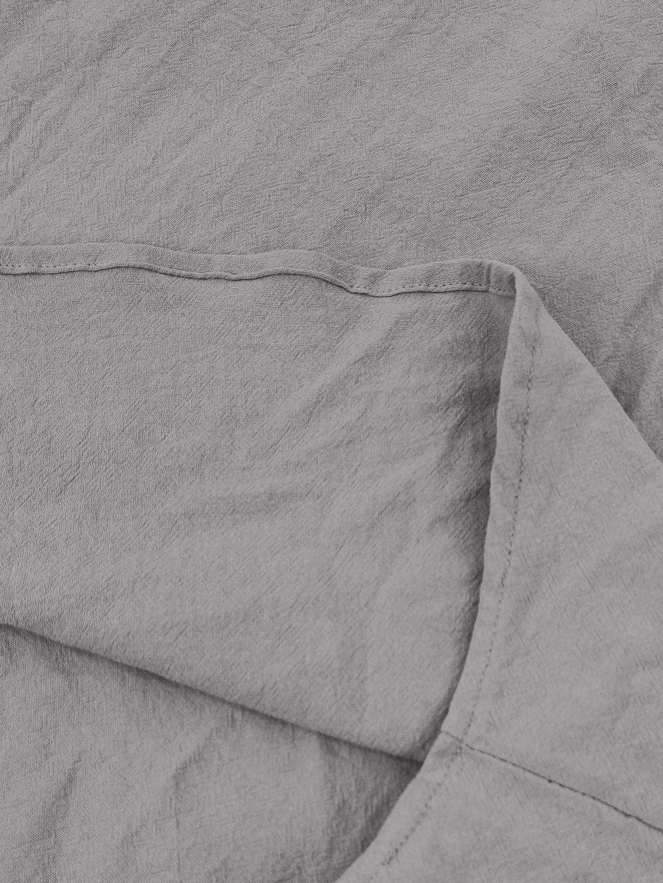 Clothes > Men's Clothing > Tops > T-Shirts  Men's Linen Button Down Long Sleeve Stand Collar Shirt S-3XL