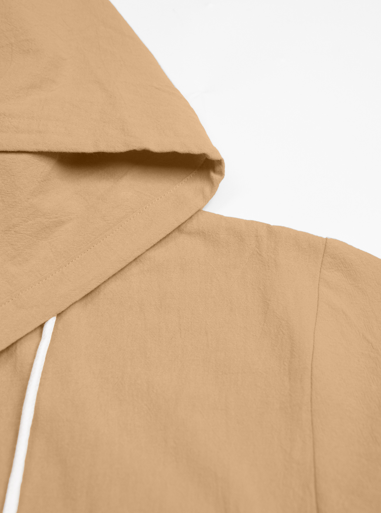 Clothes > Men's Clothing > Tops > Jackets & Coats  European and American spring and autumn men's button-down shirts loose cotton and linen casual cardigan beach hooded long-sleeved jacket