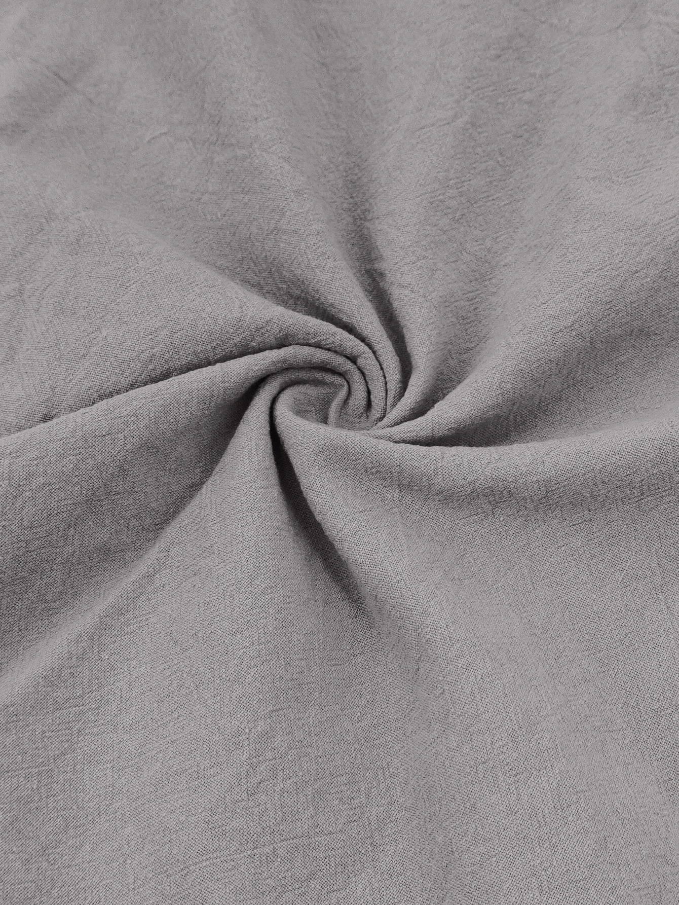 Clothes > Men's Clothing > Tops > T-Shirts  Men's Linen Button Down Long Sleeve Stand Collar Shirt S-3XL