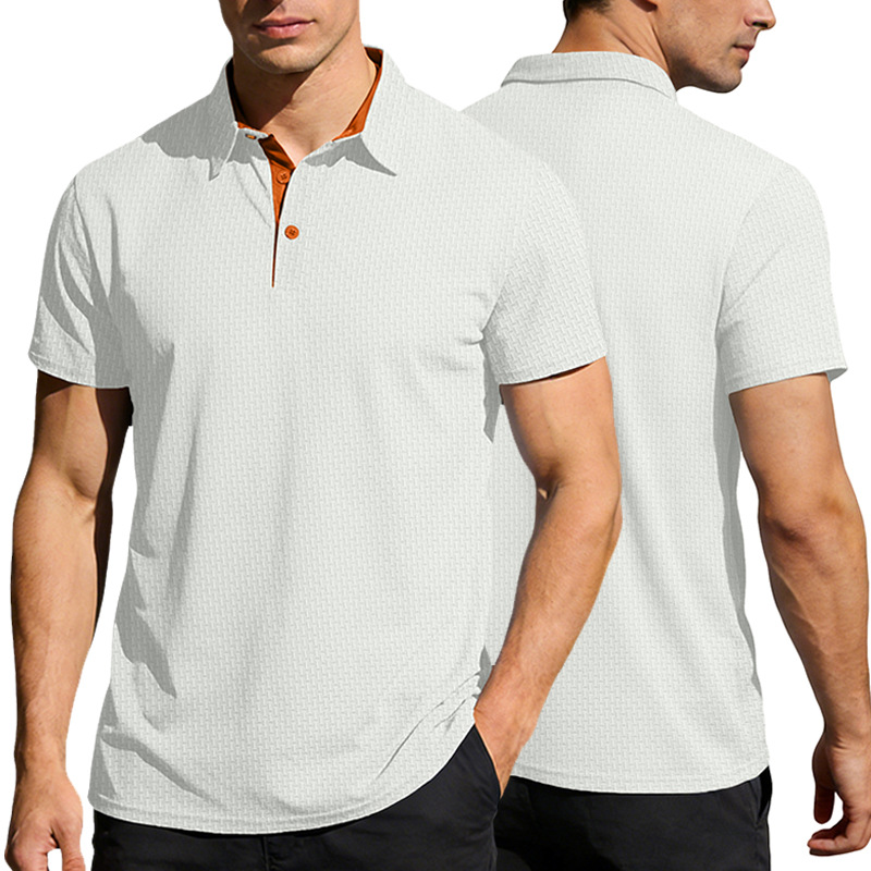 Clothes > Men's Clothing > Tops > T-Shirts  Short-Sleeved Polo Shirt with Pockets, S-3XL T-Shirt