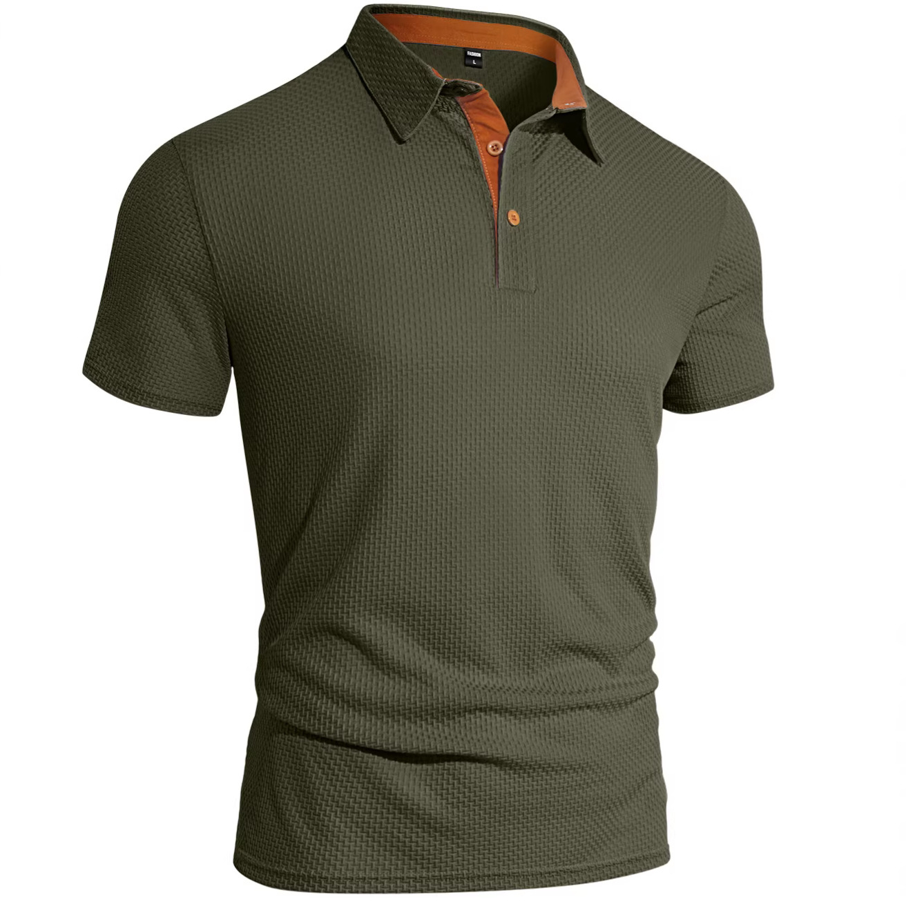 Clothes > Men's Clothing > Tops > T-Shirts  Short-Sleeved Polo Shirt with Pockets, S-3XL T-Shirt