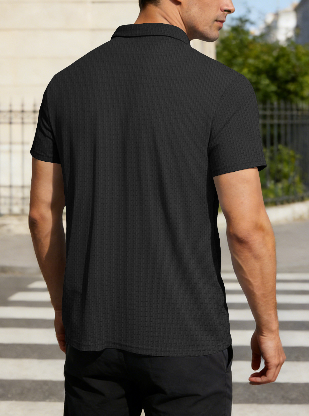 Clothes > Men's Clothing > Tops > T-Shirts  Short-Sleeved Polo Shirt with Pockets, S-3XL T-Shirt
