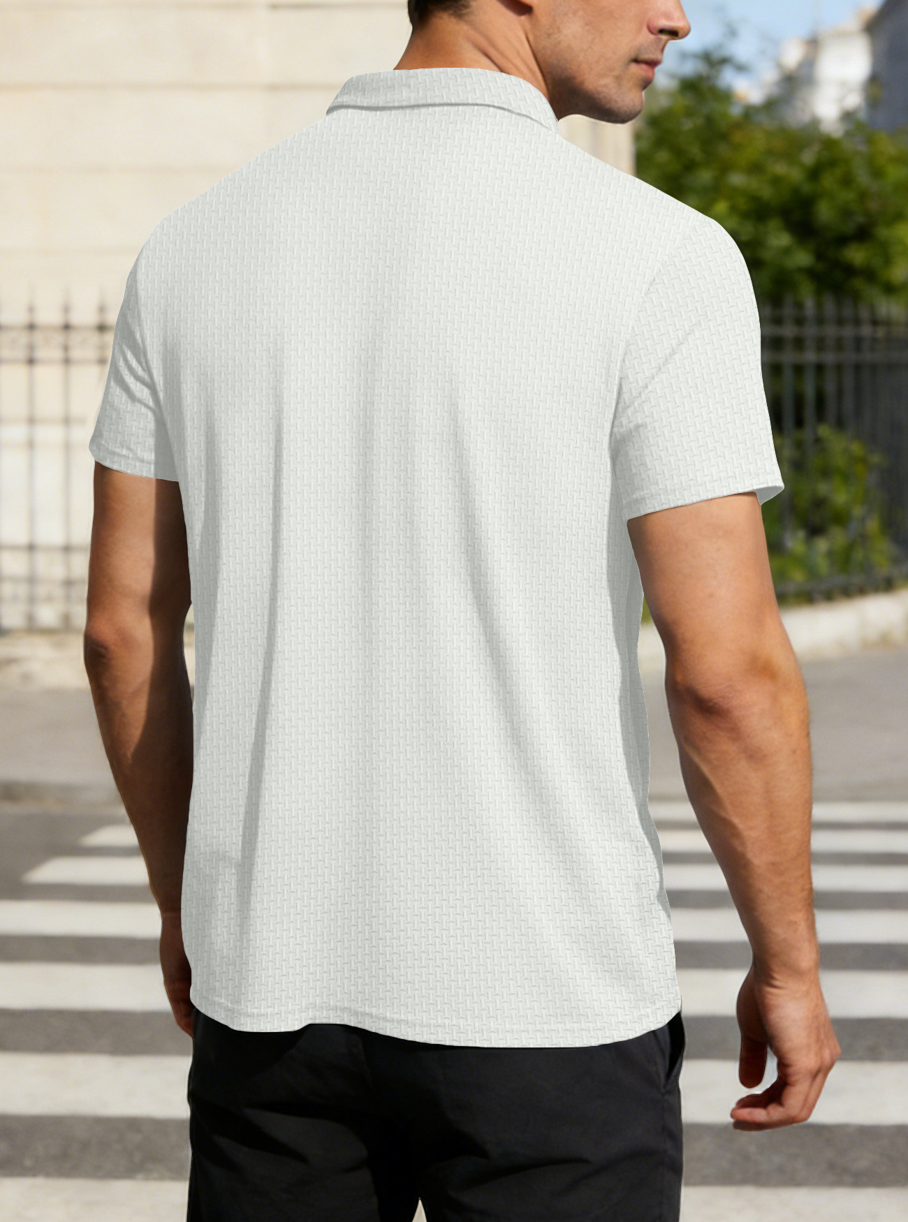 Clothes > Men's Clothing > Tops > T-Shirts  Short-Sleeved Polo Shirt with Pockets, S-3XL T-Shirt