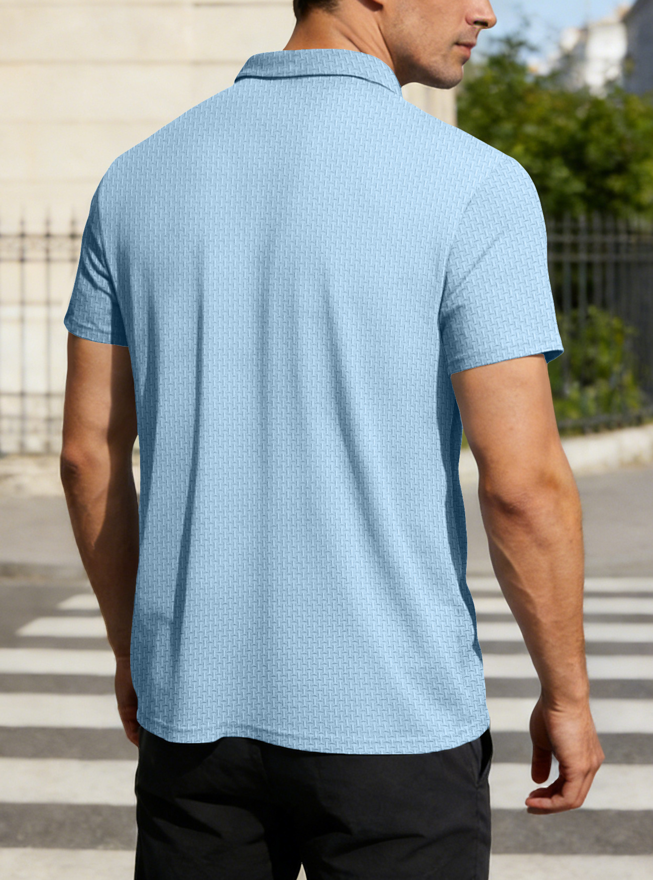 Clothes > Men's Clothing > Tops > T-Shirts  Short-Sleeved Polo Shirt with Pockets, S-3XL T-Shirt