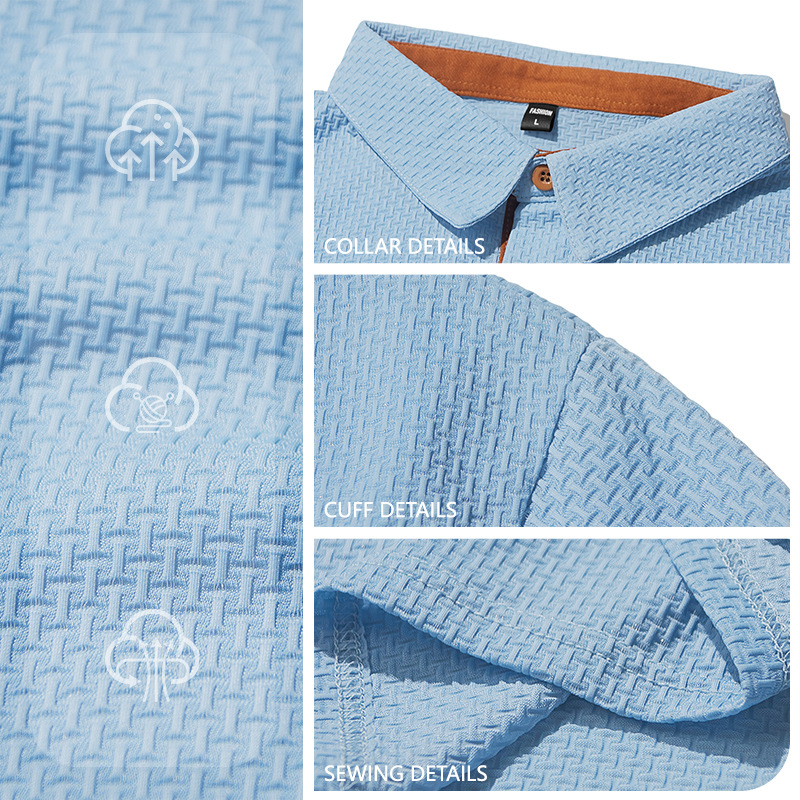 Clothes > Men's Clothing > Tops > T-Shirts  Short-Sleeved Polo Shirt with Pockets, S-3XL T-Shirt