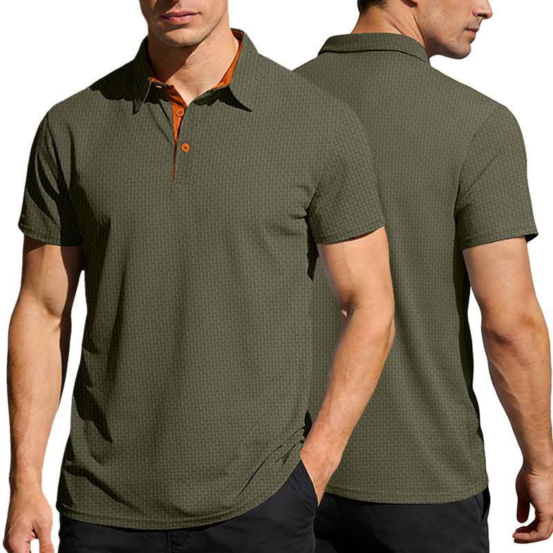 Clothes > Men's Clothing > Tops > T-Shirts  Short-Sleeved Polo Shirt with Pockets, S-3XL T-Shirt