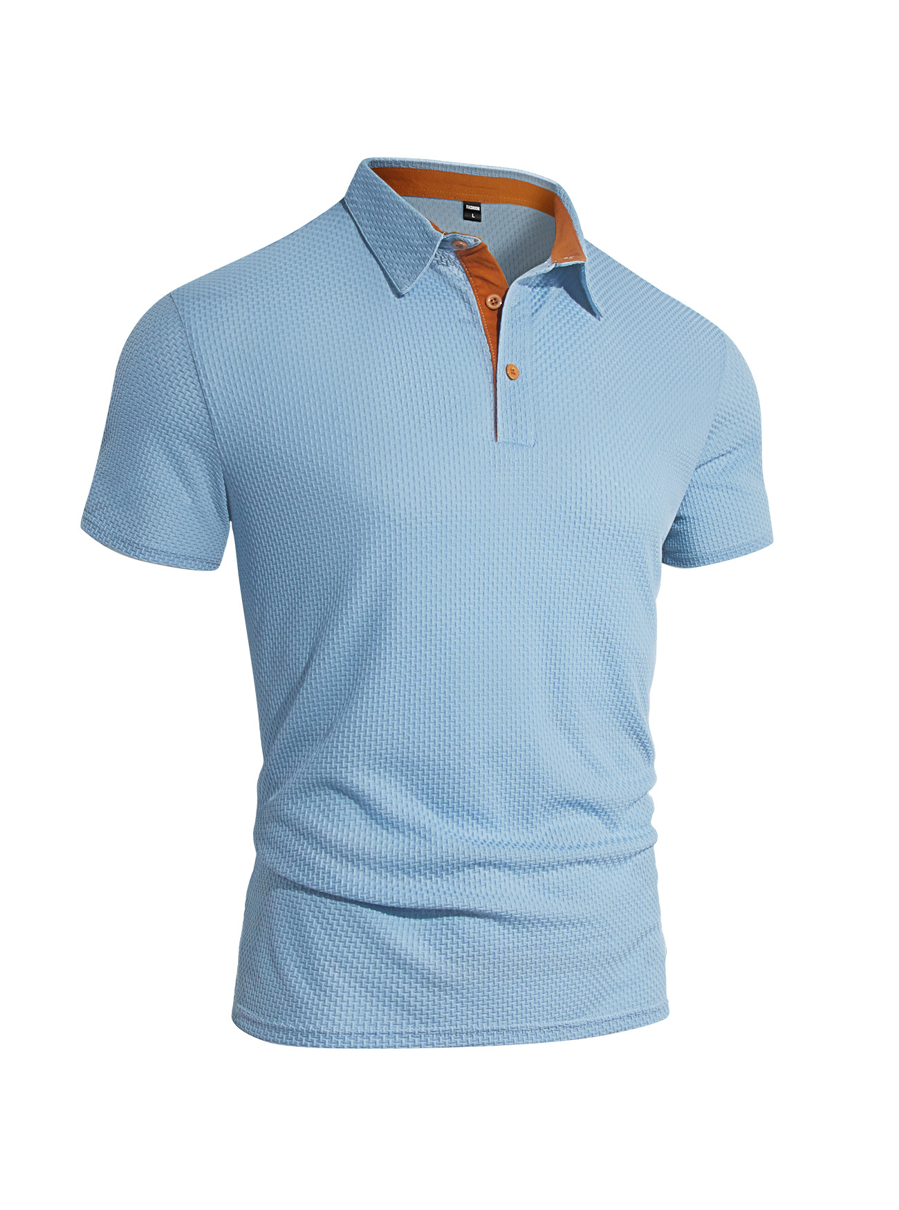 Clothes > Men's Clothing > Tops > T-Shirts  Short-Sleeved Polo Shirt with Pockets, S-3XL T-Shirt