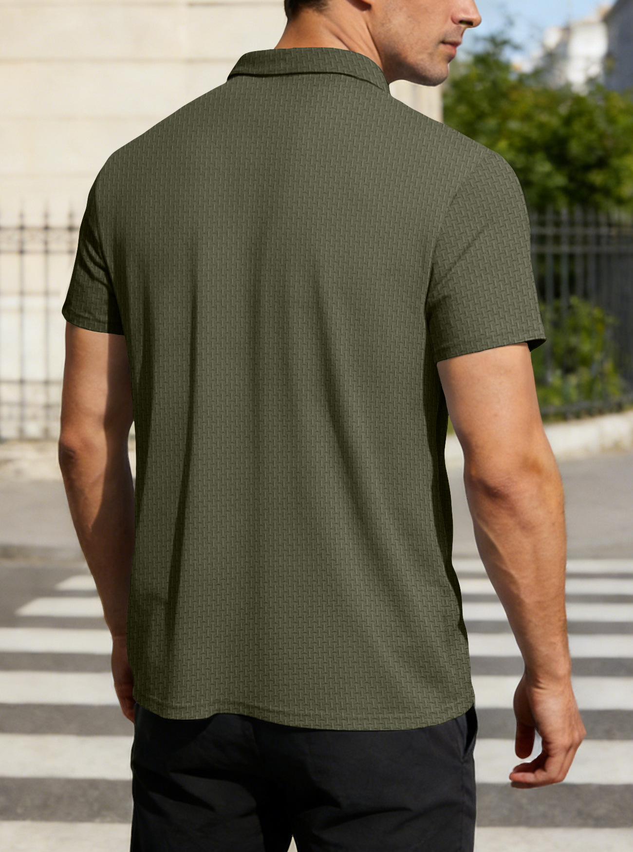 Clothes > Men's Clothing > Tops > T-Shirts  Short-Sleeved Polo Shirt with Pockets, S-3XL T-Shirt