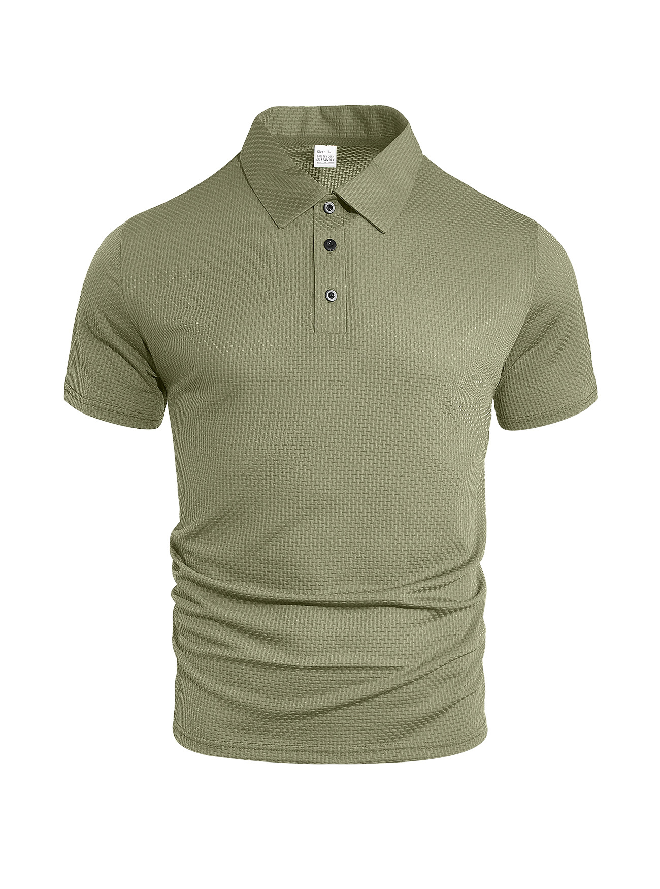 Clothes > Men's Clothing > Tops > T-Shirts  Summer Men's Ice Silk Short Sleeve Lapel POLO Shirt T-Shirt S-3XL
