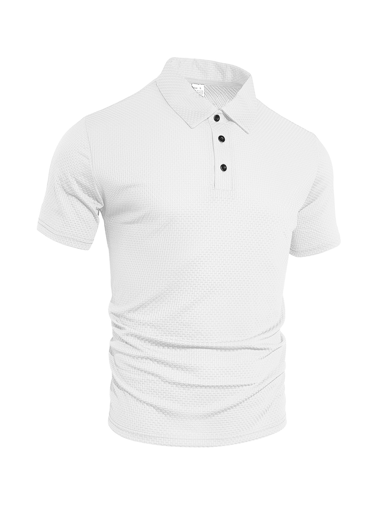 Clothes > Men's Clothing > Tops > T-Shirts  Summer Men's Ice Silk Short Sleeve Lapel POLO Shirt T-Shirt S-3XL