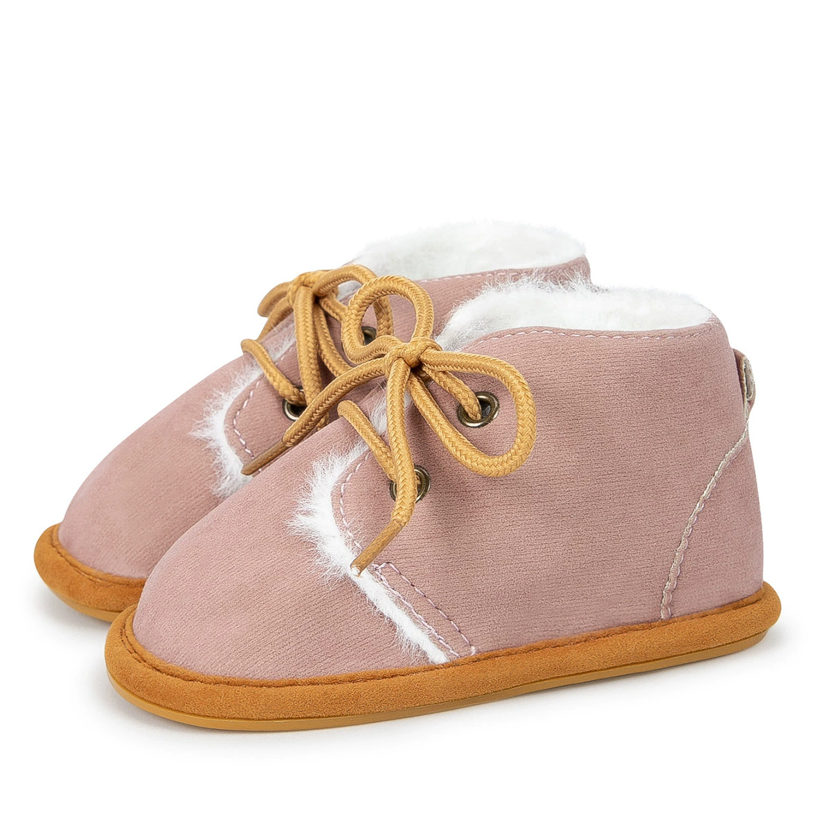 New Snow Baby Booties Shoes Baby Boy Girl Shoes Crib Shoes Winter Warm Cotton Anti-slip Sole Newborn Toddler First Walkers Shoes