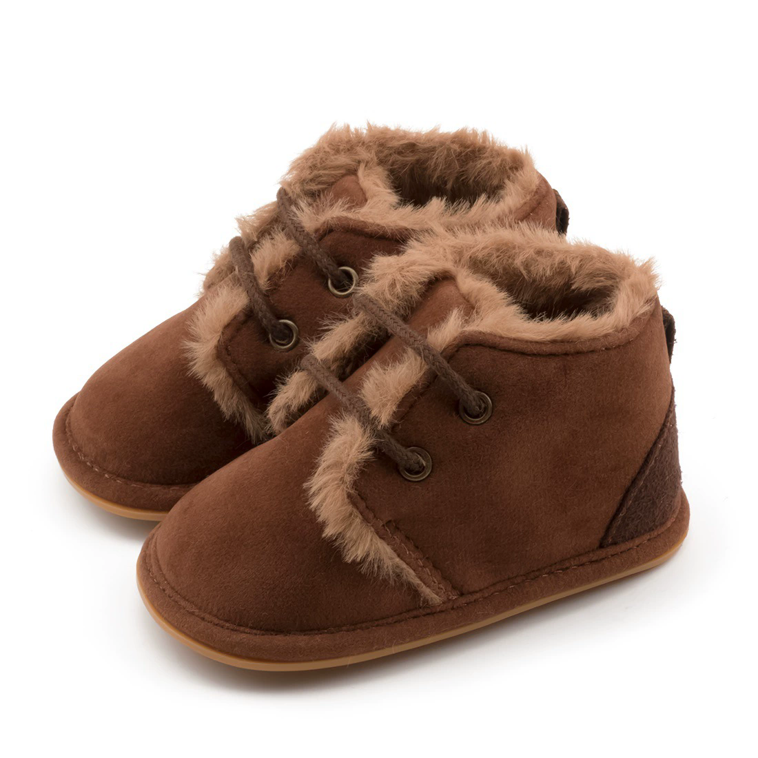 New Snow Baby Booties Shoes Baby Boy Girl Shoes Crib Shoes Winter Warm Cotton Anti-slip Sole Newborn Toddler First Walkers Shoes