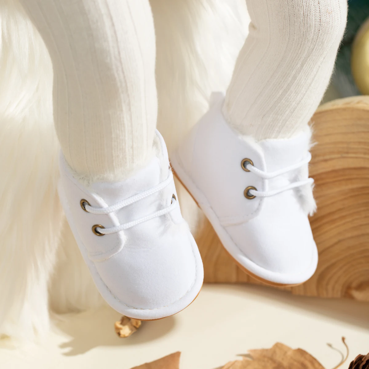 New Snow Baby Booties Shoes Baby Boy Girl Shoes Crib Shoes Winter Warm Cotton Anti-slip Sole Newborn Toddler First Walkers Shoes