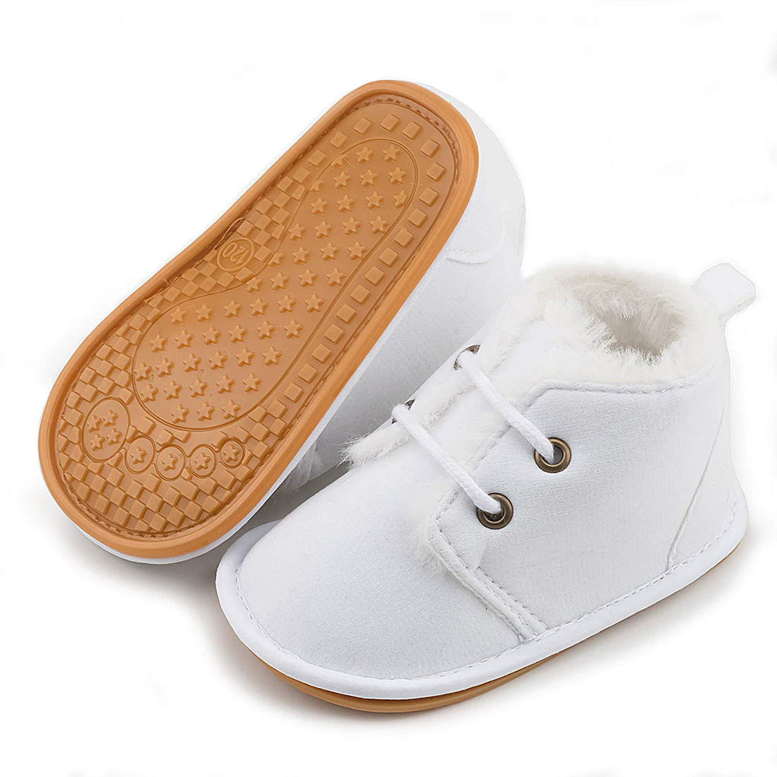 New Snow Baby Booties Shoes Baby Boy Girl Shoes Crib Shoes Winter Warm Cotton Anti-slip Sole Newborn Toddler First Walkers Shoes