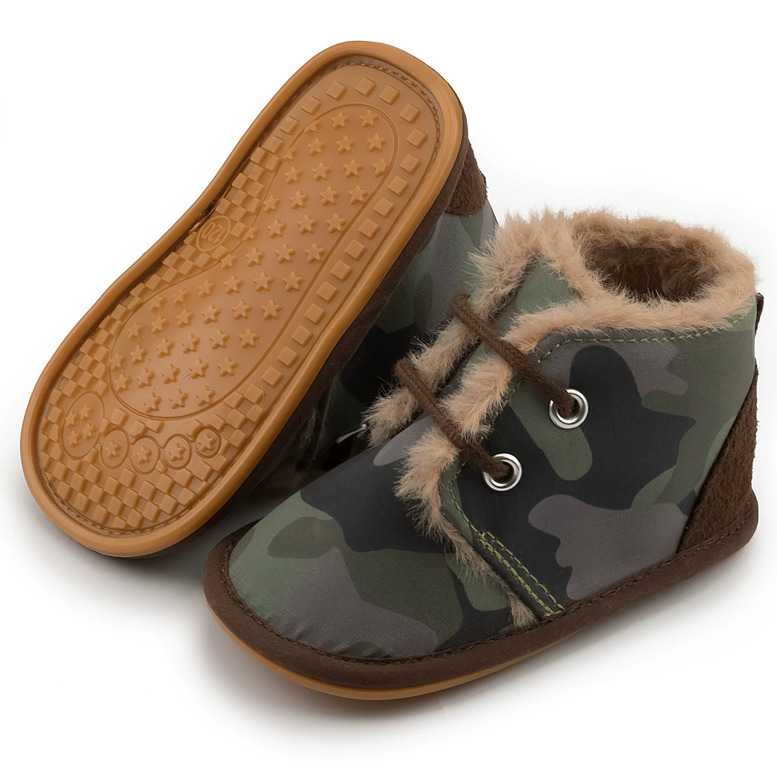 New Snow Baby Booties Shoes Baby Boy Girl Shoes Crib Shoes Winter Warm Cotton Anti-slip Sole Newborn Toddler First Walkers Shoes