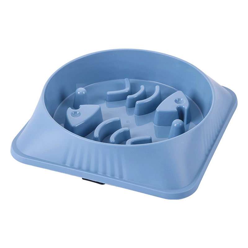 1PC     New pet slow food bowl, dog bowl, cat bowl, anti choking and anti slip dog and cat food utensils, pet supplies