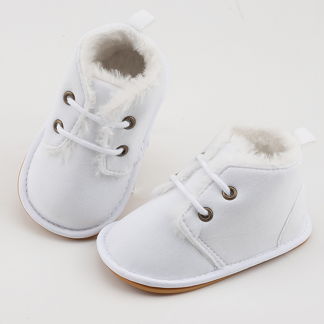 New Snow Baby Booties Shoes Baby Boy Girl Shoes Crib Shoes Winter Warm Cotton Anti-slip Sole Newborn Toddler First Walkers Shoes
