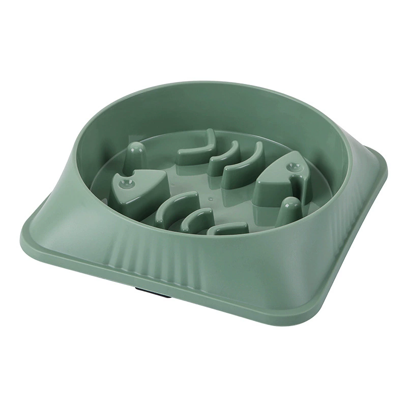 1PC     New pet slow food bowl, dog bowl, cat bowl, anti choking and anti slip dog and cat food utensils, pet supplies