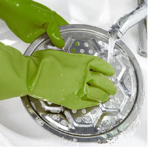 rubber Gloves Beef tendon gloves kitchen cleaning Tools latex gloves housework Washing household dishwashing waterproof gloves antiskid Silicone Sponge Glove Household Scrubber durable protective