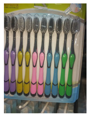 TODAY ONLY 10-Piece Family Toothbrush Pack - Slender Soft Bristles - Assorted Colors