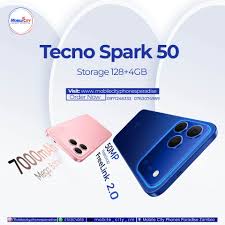 New Arrival Tecno SPARK 50 4G 128GB ROM+ 4GB RAM 6.78" SCREEN 120Hz Refresh Rate 6700mAh Battery 50MP CAMERA ANDROID 16