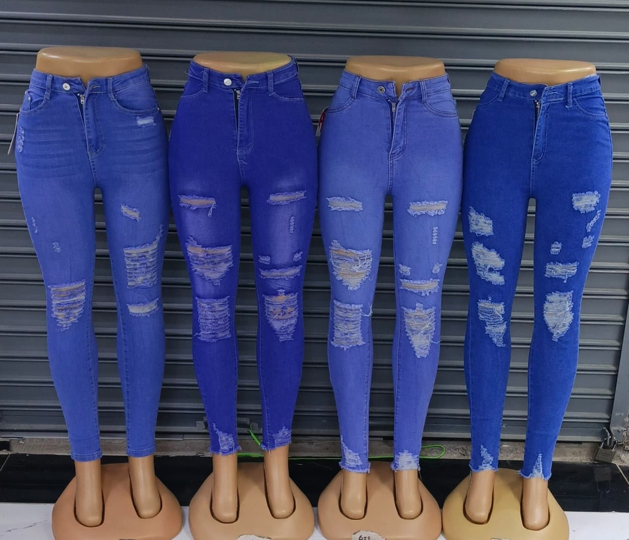 ✨ Premium Women’s High Waist Rugged Jeans – Stretch Skinny Denim Pants for Ladies | Trendy Casual Fashion Trousers Size 27-34